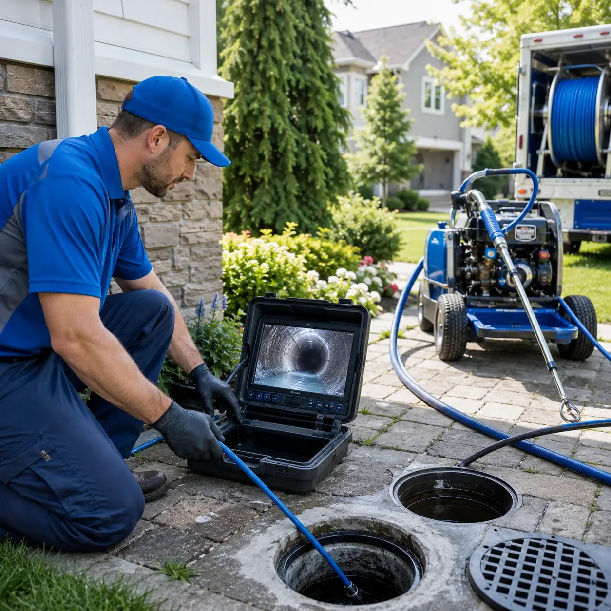Outdoor drain cleaning professionals serving Emmaus, PA